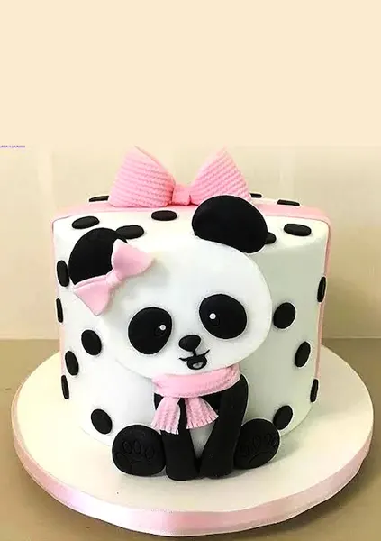 Adorable Panda 
Cake For Toddler