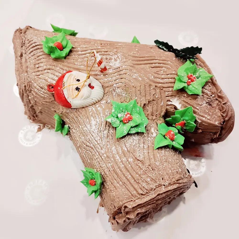 Chocolate log cake - Kreamz